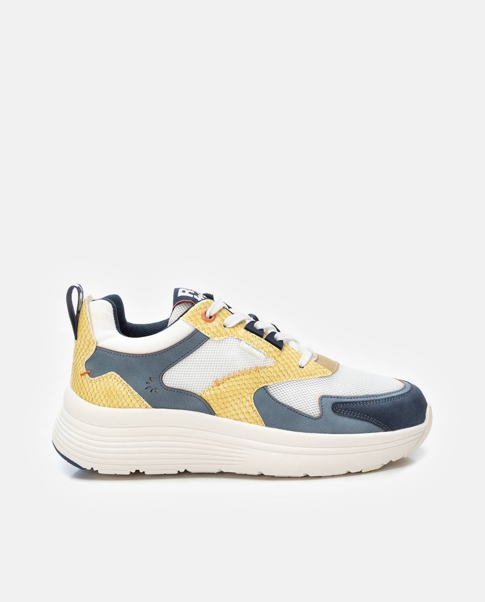 Zapatillas deportivas de mujer con cordones - Refresh - Azul Azul-1