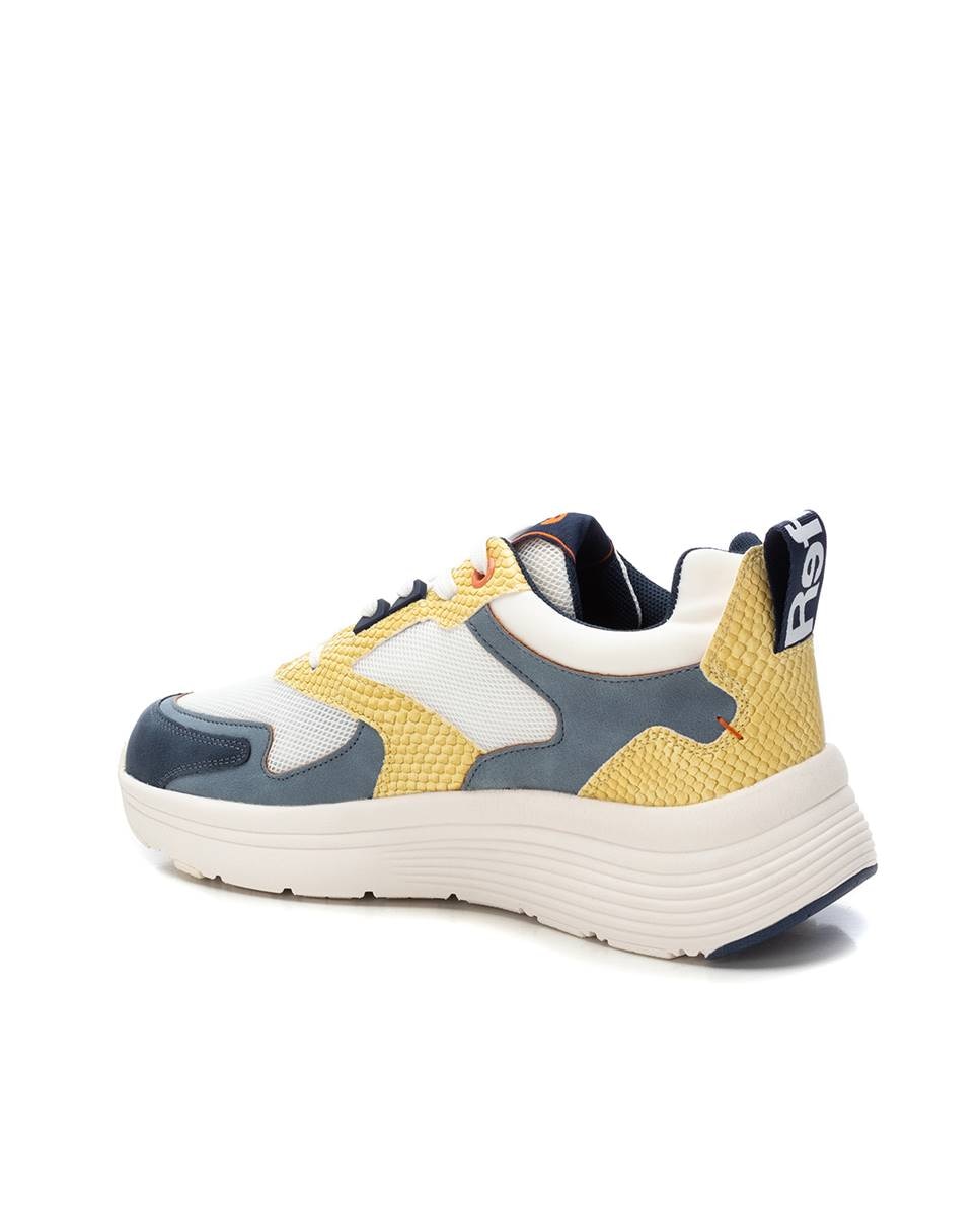 Zapatillas deportivas de mujer con cordones - Refresh - Azul Azul-4