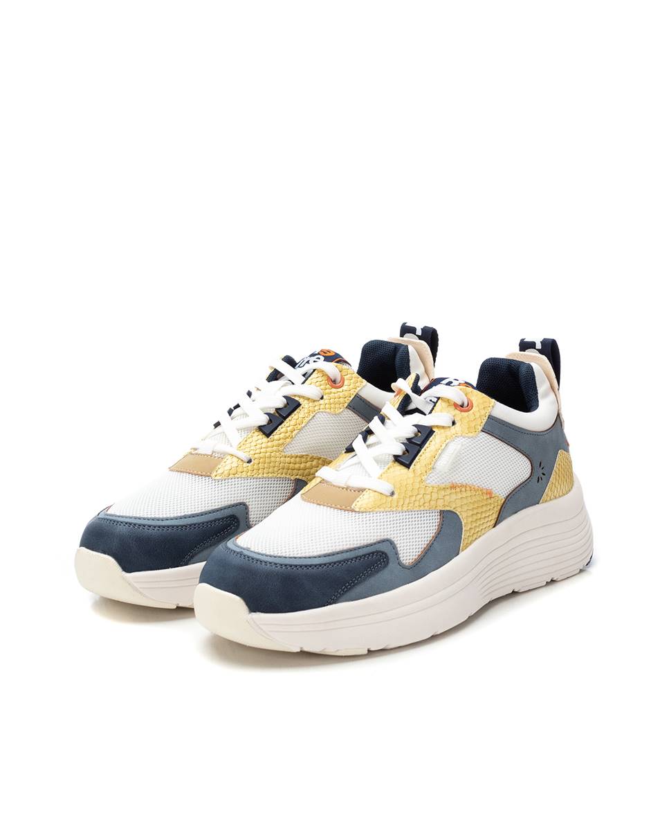 Zapatillas deportivas de mujer con cordones - Refresh - Azul Azul-5