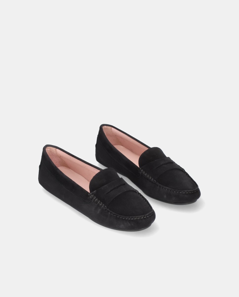 Imagen 3 de Mocasines josephine de mujer en ante - Pretty Ballerinas - Azul Azul