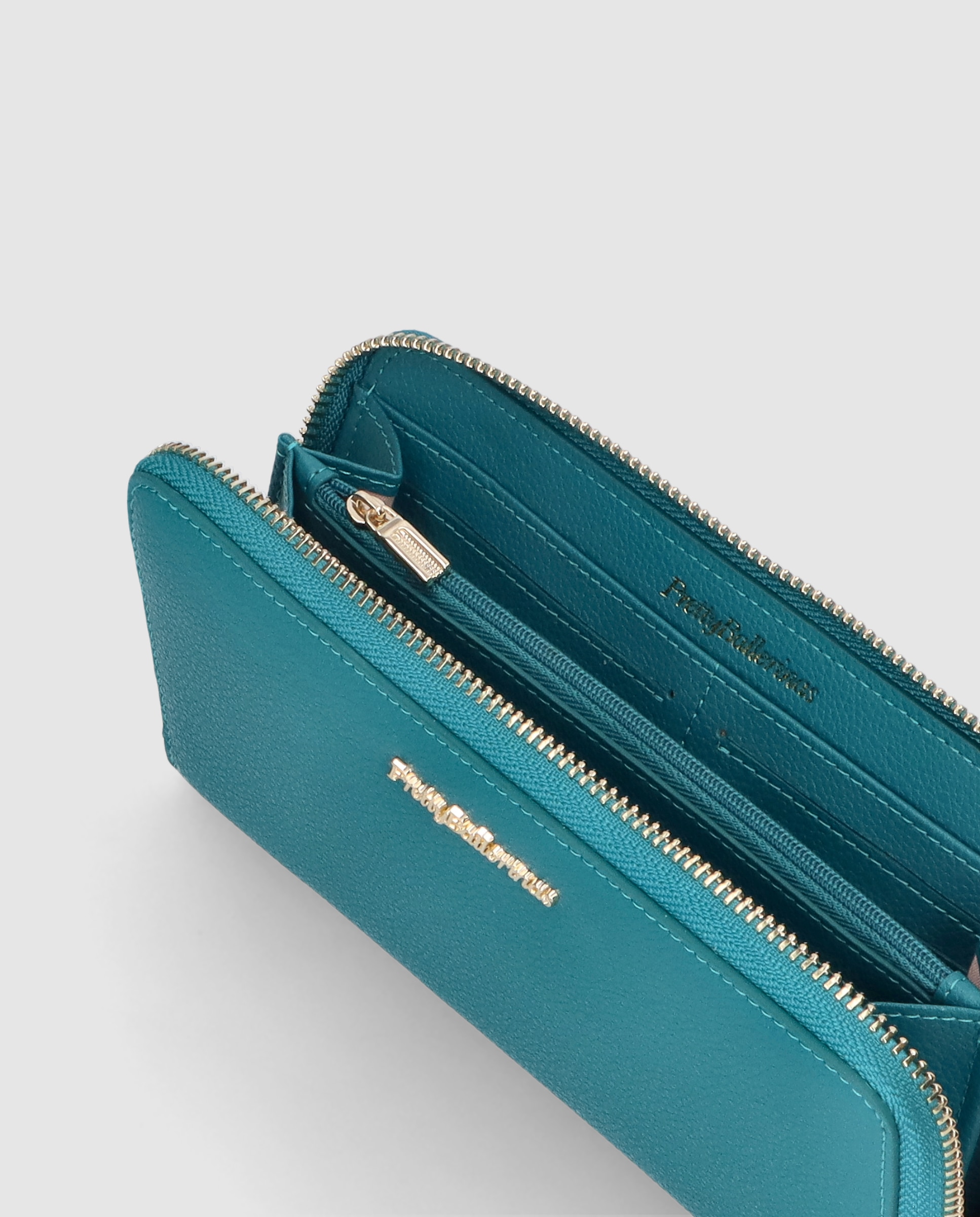 Cartera de mujer en napa color azul - Pretty Ballerinas - Turquesa Turquesa-3