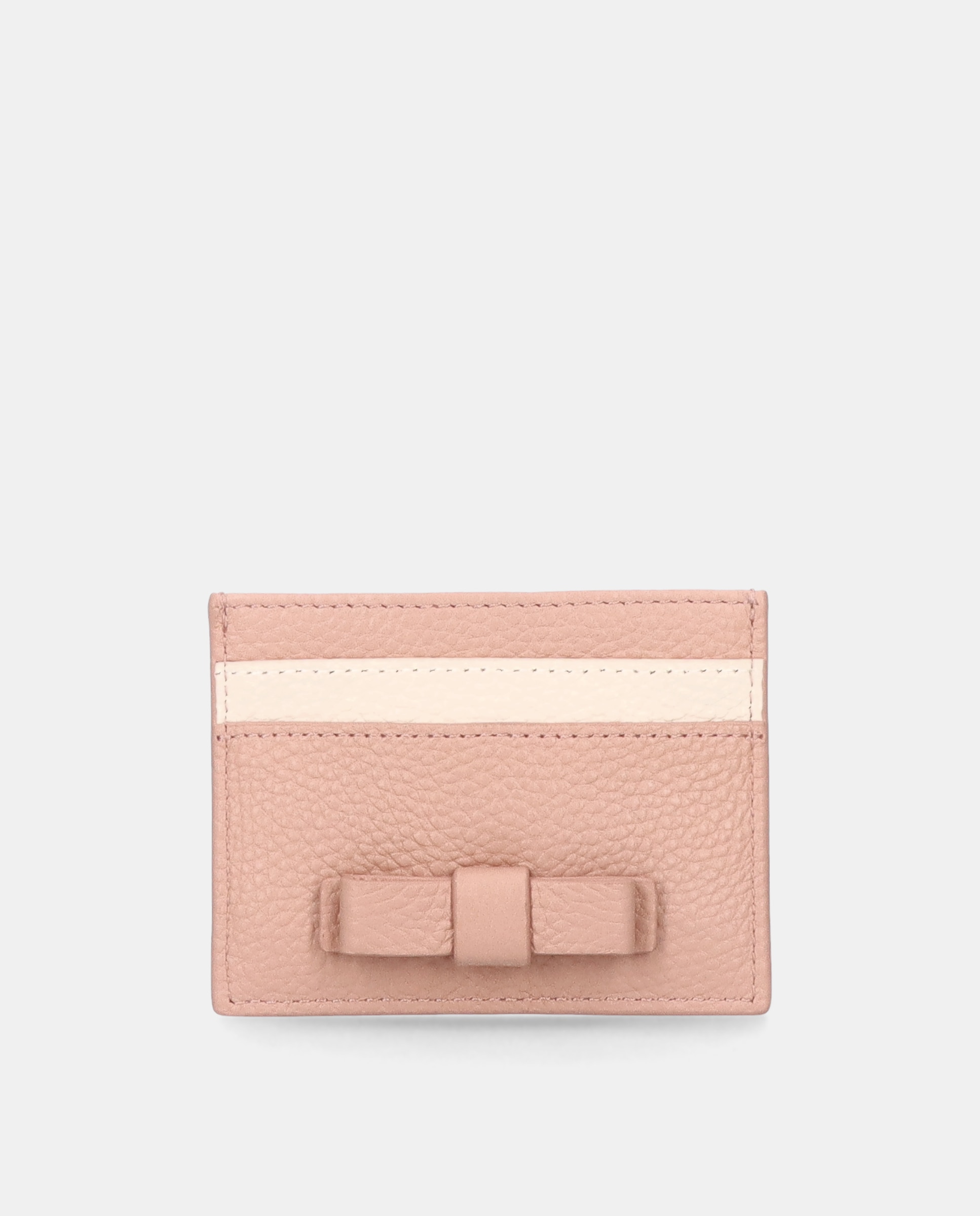 Imagen 1 de Tarjetero de mujer en piel bicolor Rosa