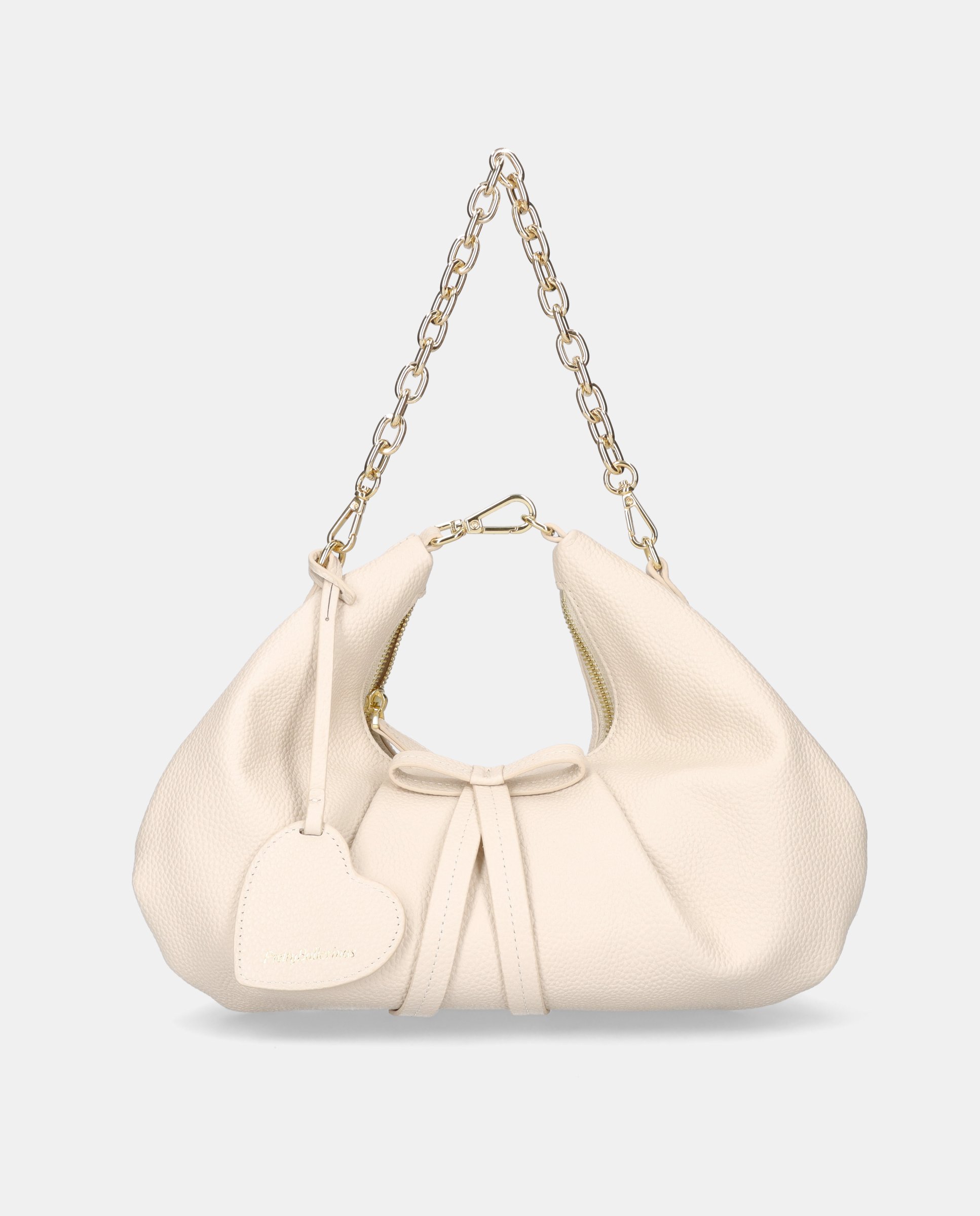 Imagen 0 de Bolso de hombro de mujer en piel suave Blanco
