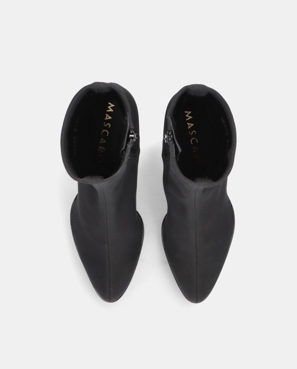 Botines básicos cindy de mujer en tela elástica - Mascaró - Negro Negro-2