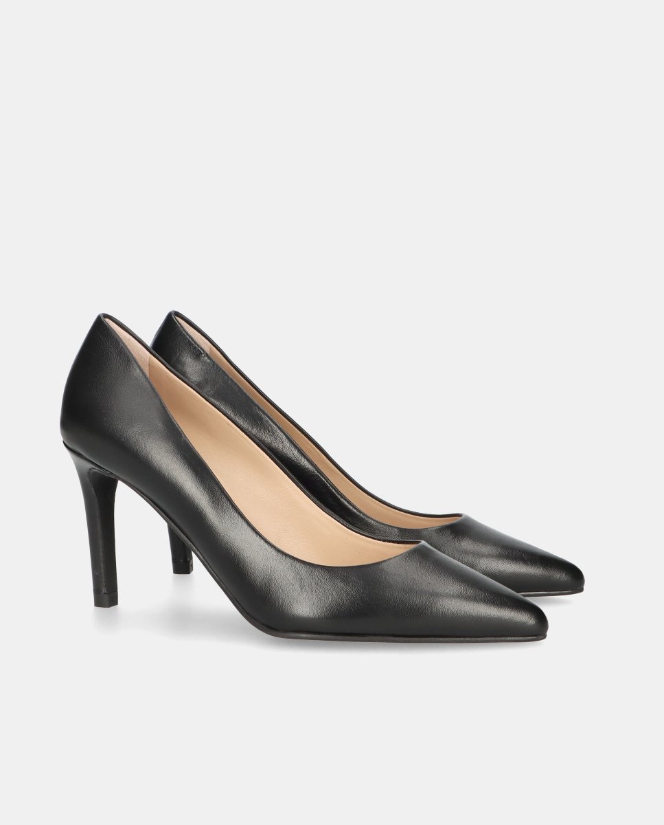 Zapatos de salón renata de mujer en napa - Mascaró - Negro Negro-3