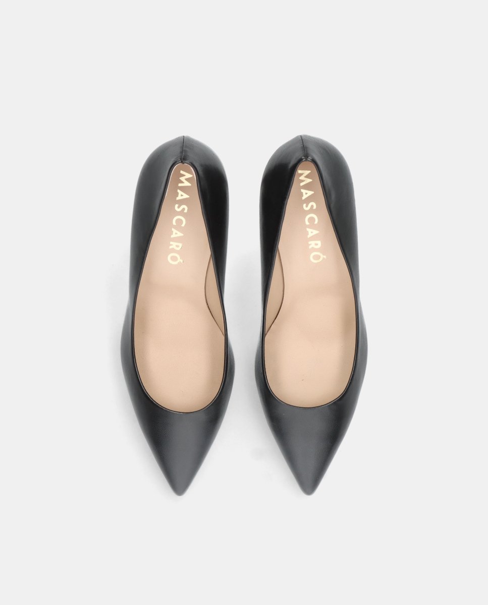 Zapatos de salón renata de mujer en napa - Mascaró - Negro Negro-2