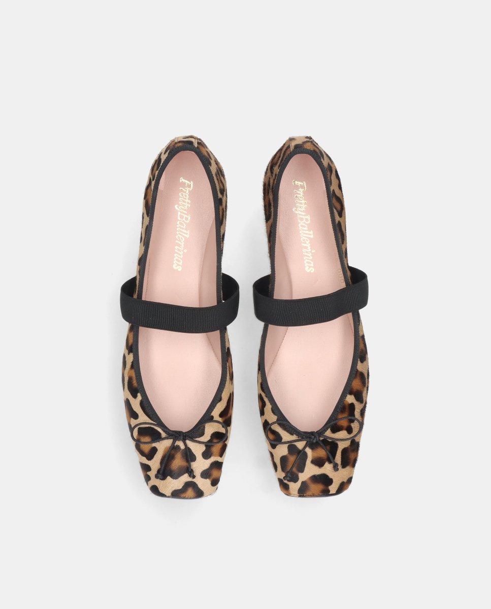 Bailarinas planas kristen de mujer en poni estampado leopardo - Pretty Ballerinas - Multicolor Multicolor-2