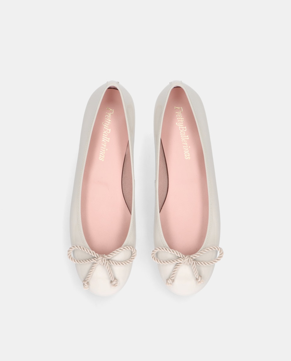 Imagen 3 de Bailarinas Rosario de mujer en charol - Pretty Ballerinas - Crema Crema