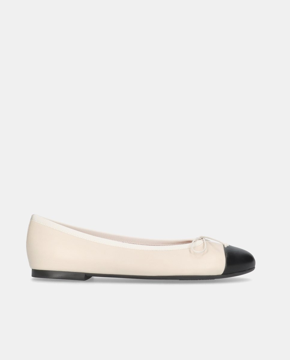 Bailarinas de mujer nicole en napa suave - Pretty Ballerinas - Blanco Blanco-1