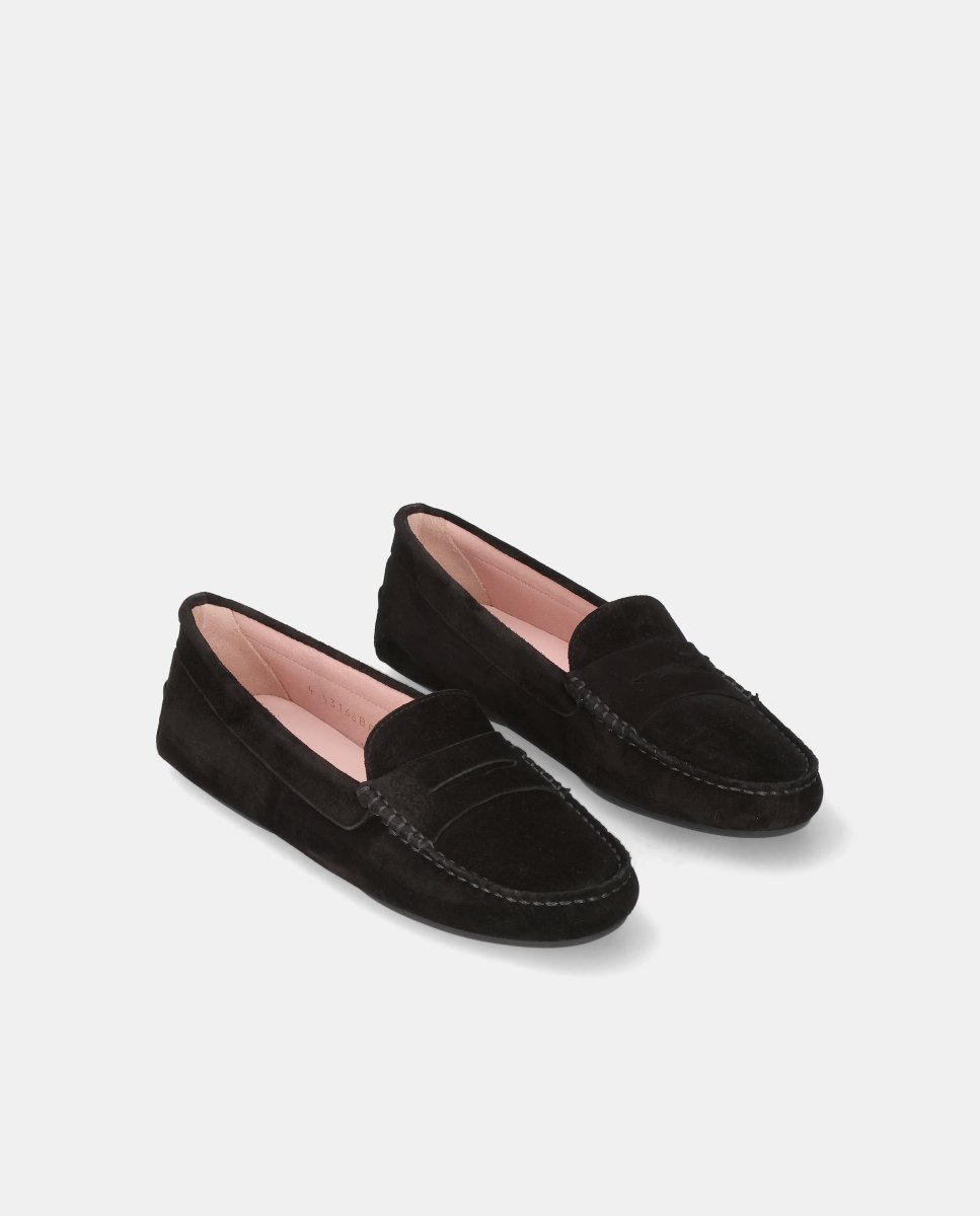 Imagen 3 de Mocasines Josephine de mujer en ante - Negro Negro