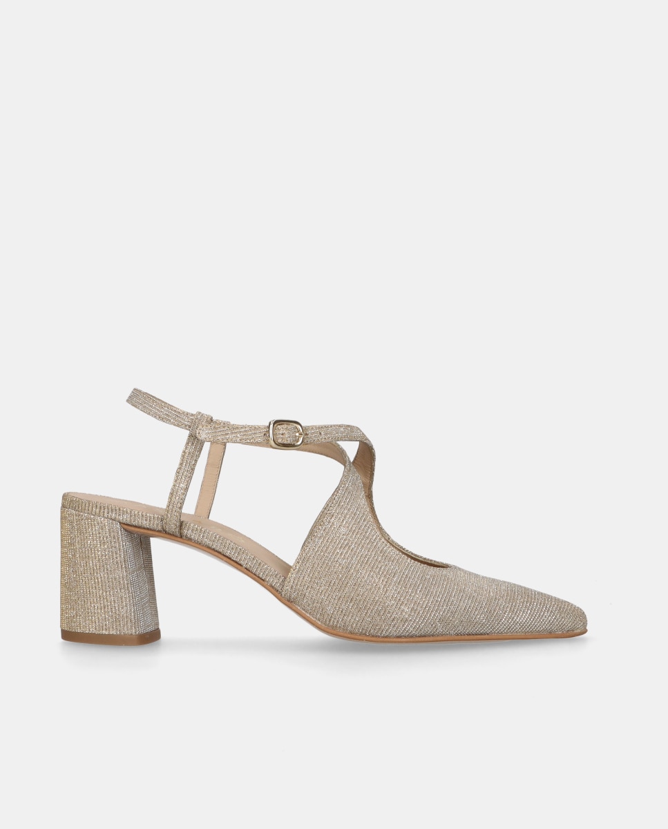 Imagen 0 de Zapatos de salón Phoebe de mujer en napa suave Plata