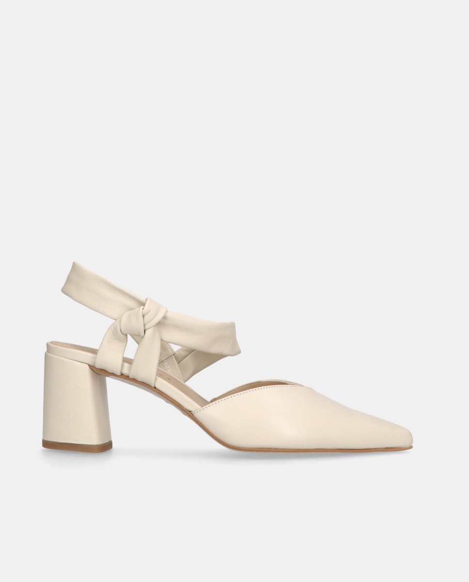 Zapatos de salón Phoebe de mujer en napa suave - Mascaró - Blanco Blanco-1