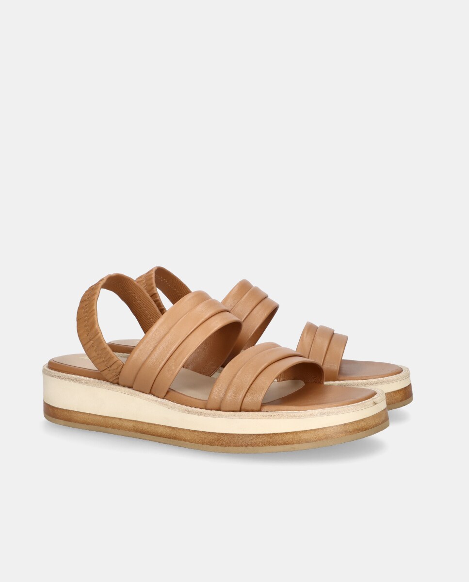 Sandalias De Malla Elástica Fly Flot Cercepiccola Para Mujer - Hechas En Italia, Suela Antishock De 4 Cm