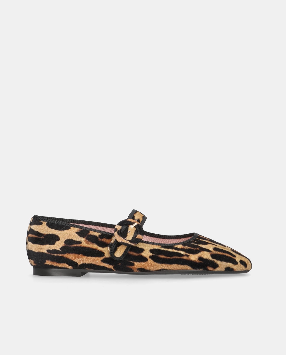 Bailarina Camille de mujer en estampado leopardo - Pretty Ballerinas - Multicolor Multicolor-1
