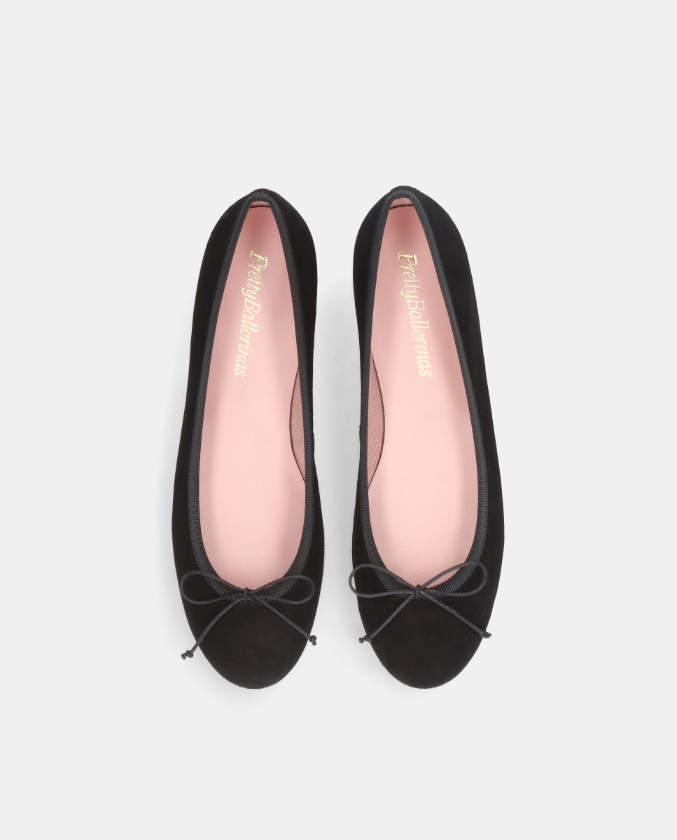 Bailarinas Nicole de mujer en ante suave - Pretty Ballerinas - Negro Negro-2