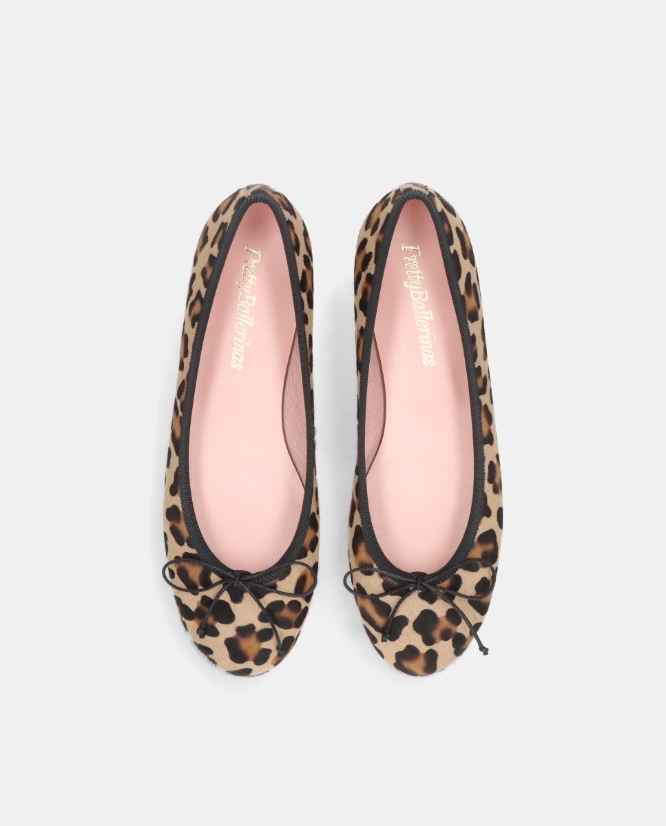 Bailarinas nicole de mujer en poni estampado leopardo - Pretty Ballerinas - Beige Beige-2