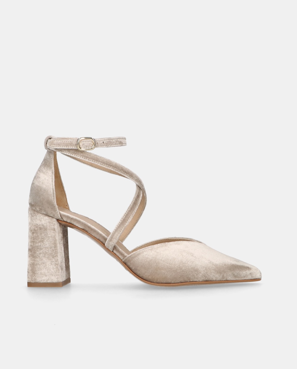Zapatos de salón Renata de mujer en terciopelo
