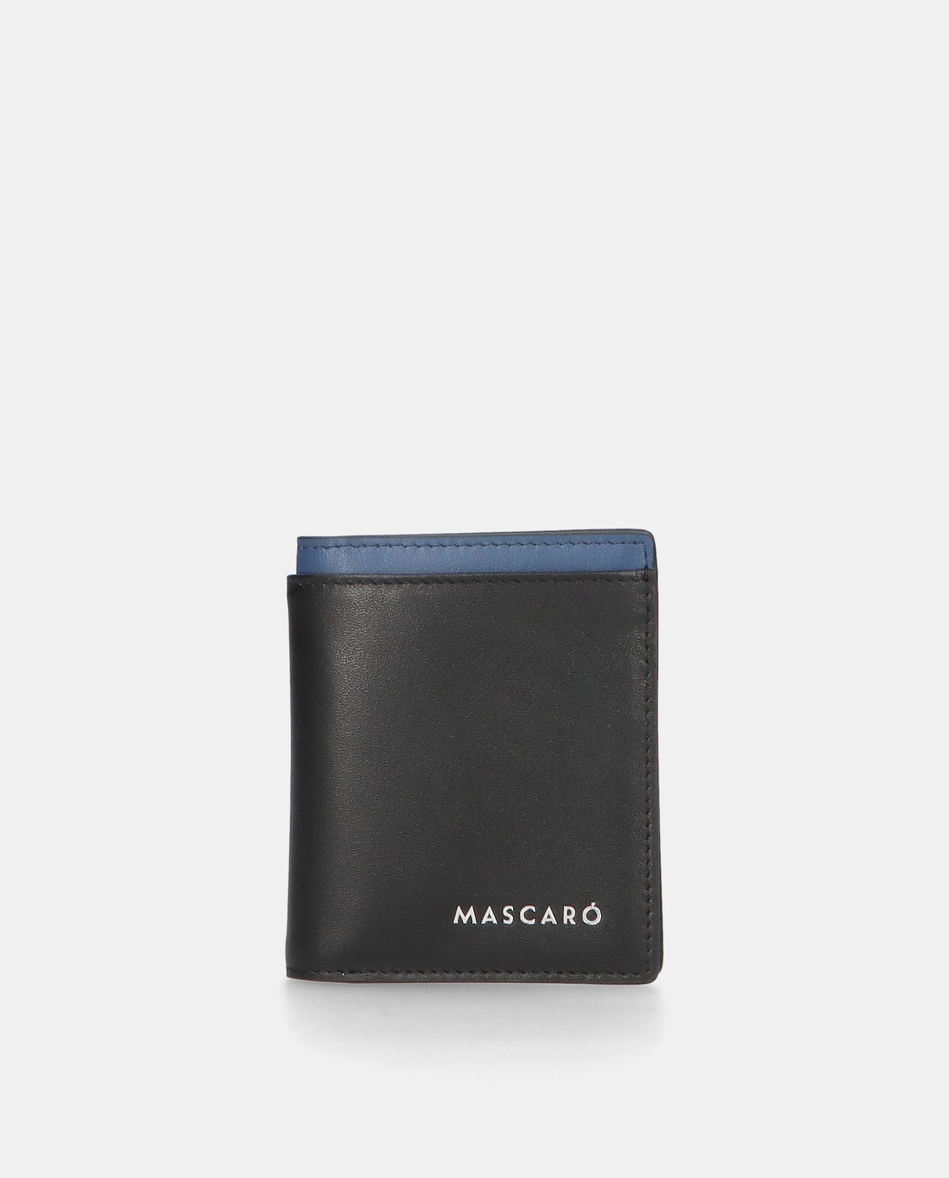 Imagen 1 de Cartera de piel mascaró Negro