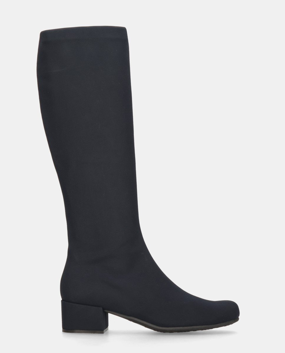 Bota milan de mujer en tela elástica - Mascaró - Azul Azul-1
