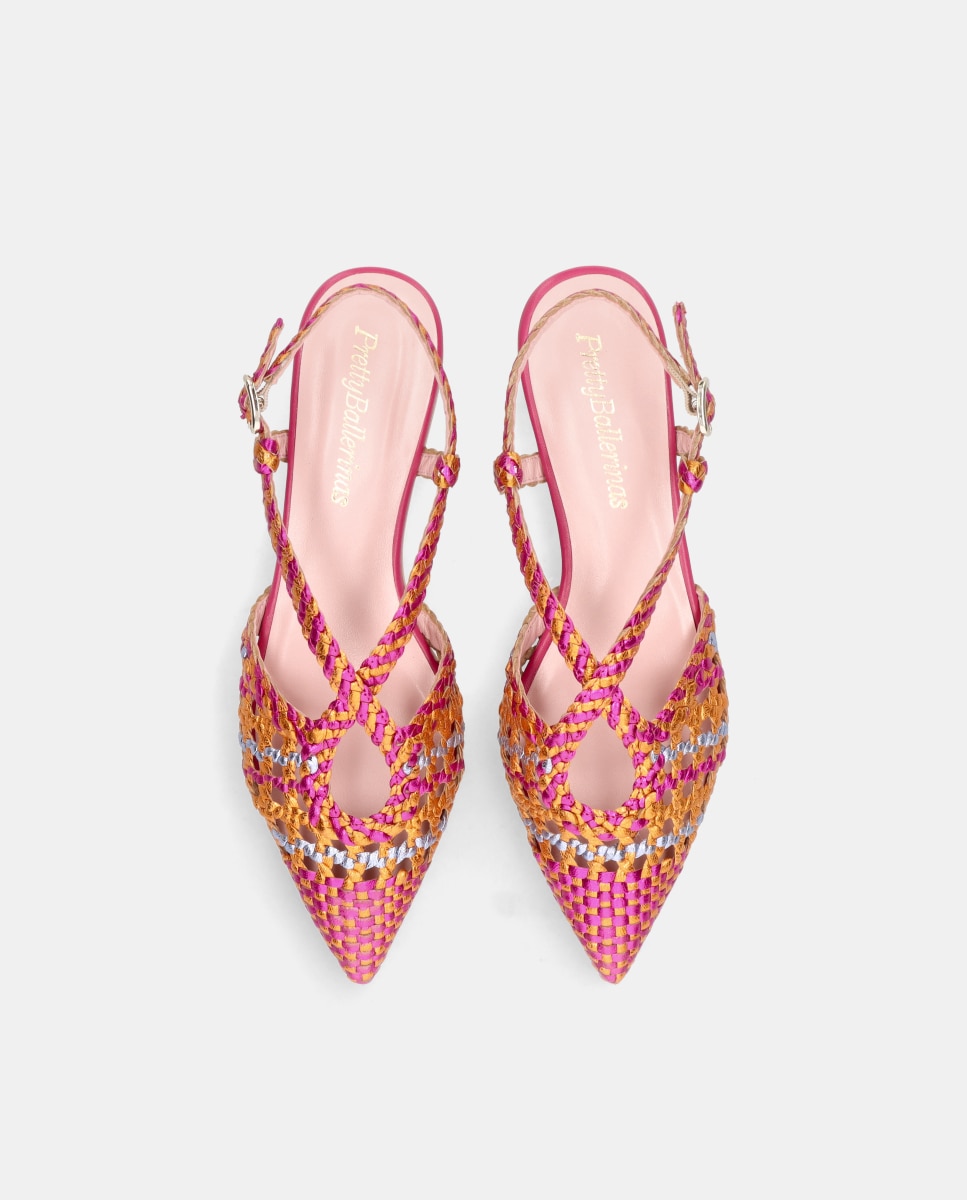 Bailarinas Ella de mujer en napa entrelazada - Pretty Ballerinas - Multicolor Multicolor-2
