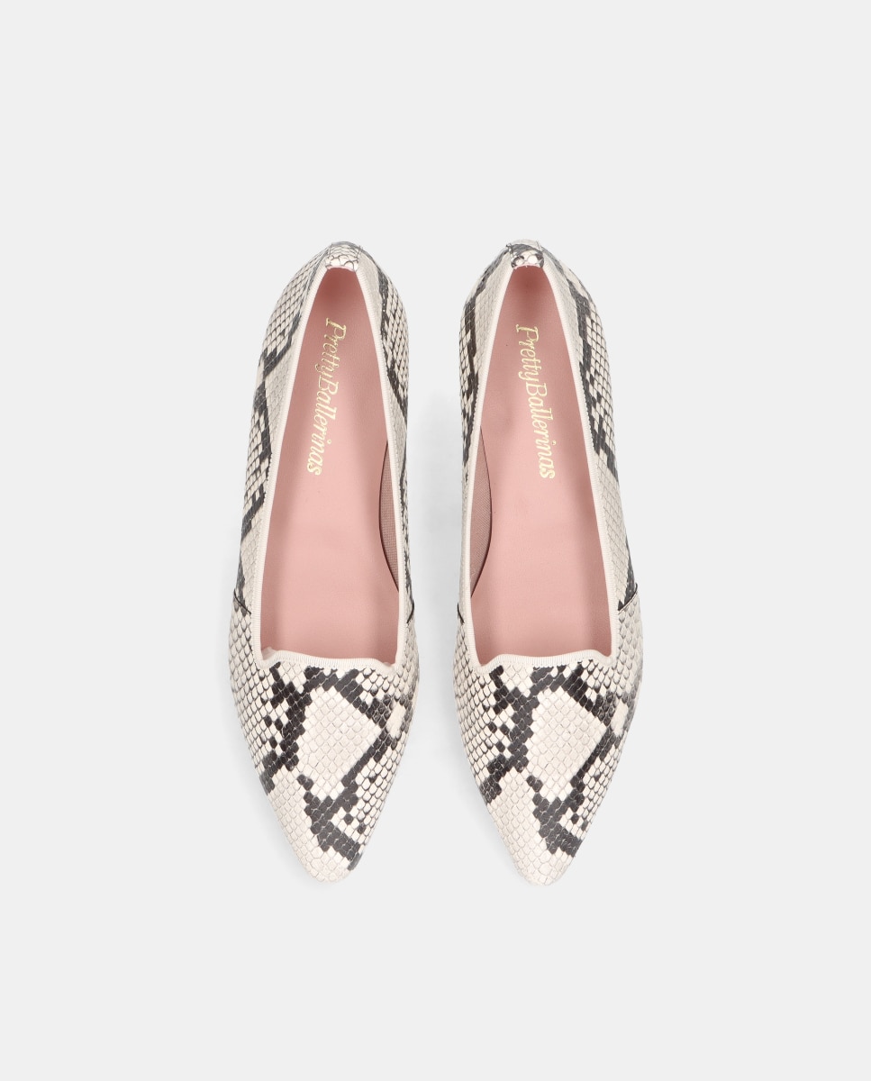 Mocasines Elise de mujer en napa estampado serpiente - Pretty Ballerinas - Multicolor Multicolor-2