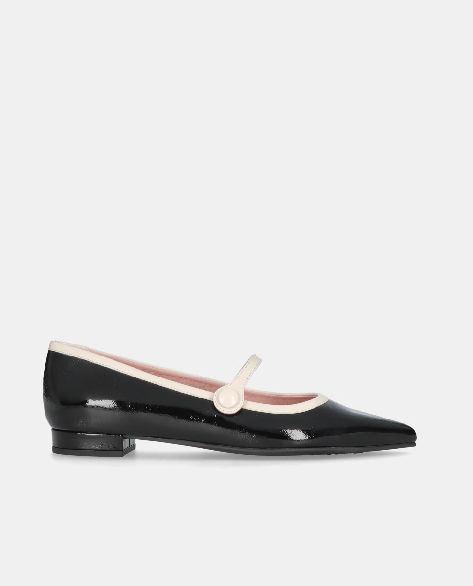 Bailarinas Clementine de mujer en charol - Pretty Ballerinas - Negro Negro-1