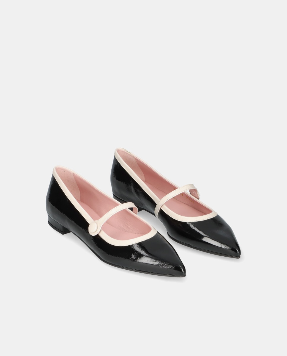 Bailarinas Clementine de mujer en charol - Pretty Ballerinas - Negro Negro-3