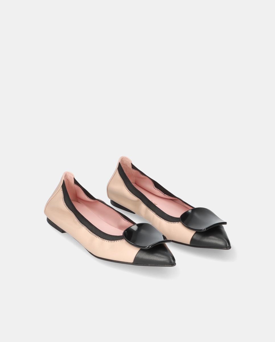 Bailarinas Paris de mujer en napa suave - Pretty Ballerinas - Negro Negro-3