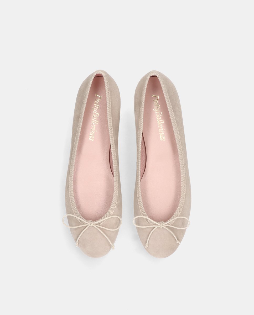 Bailarinas Nicole de mujer en ante suave - Pretty Ballerinas - Beige Beige-2