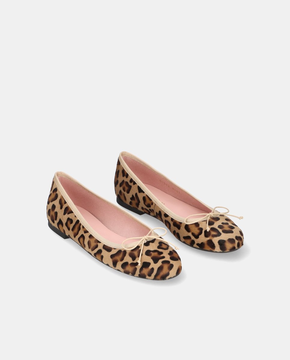 Bailarinas nicole de mujer en poni estampado leopardo - Pretty Ballerinas - Multicolor Multicolor-3