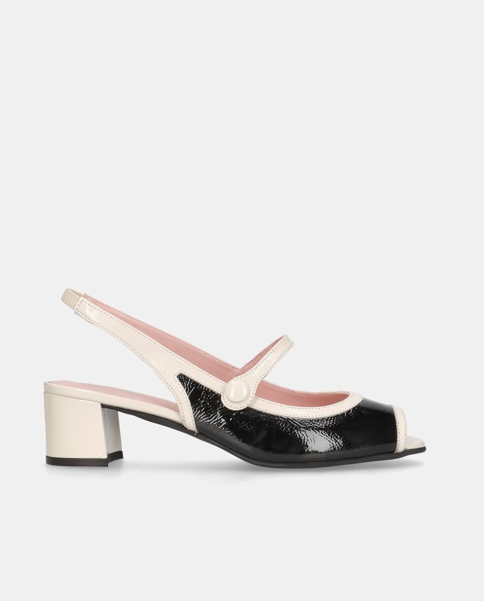 Pretty Ballerinas - Zapatos de salón Jenna de mujer en charol.