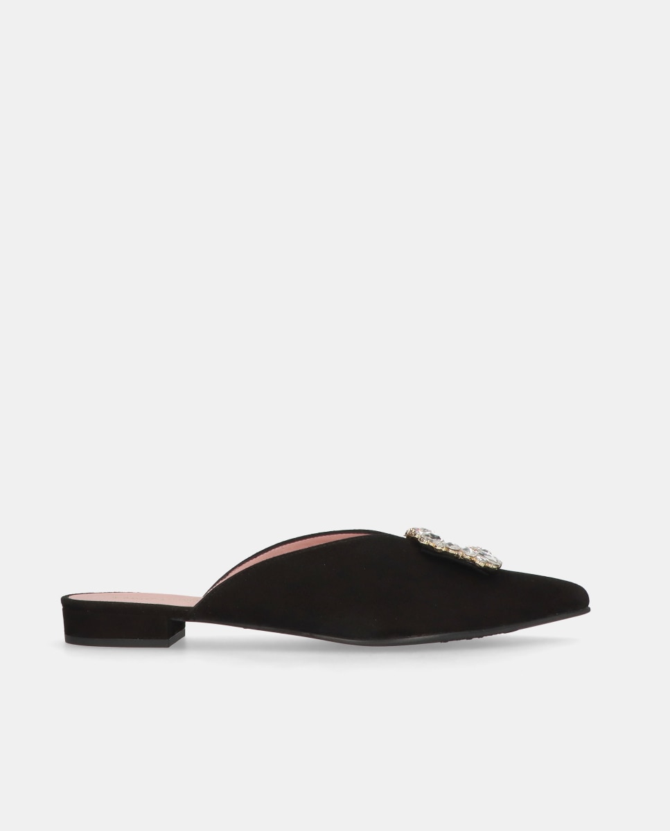 Pretty Ballerinas - Mules Clementine de mujer en ante suave.