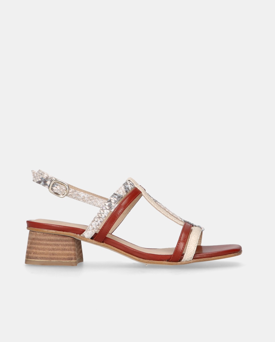 Mascaró - Sandalias de tacón Cannes de mujer en piel.