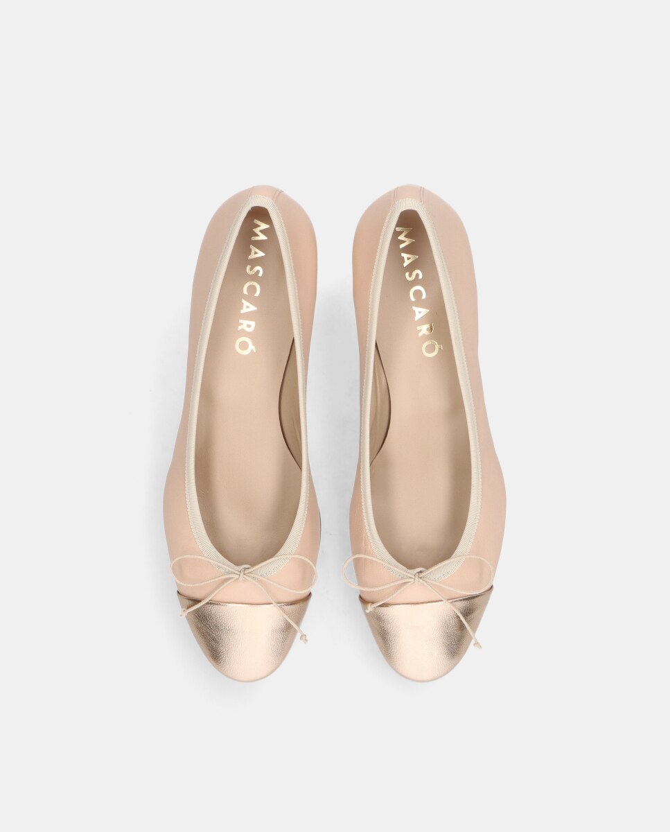 Zapatos de salón Luisa de mujer en napa - Mascaró - Natural Natural-2