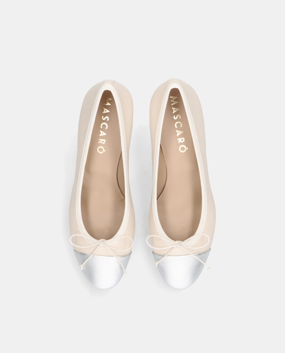 Zapatos de salón Luisa de mujer en napa - Mascaró - Blanco Blanco-2