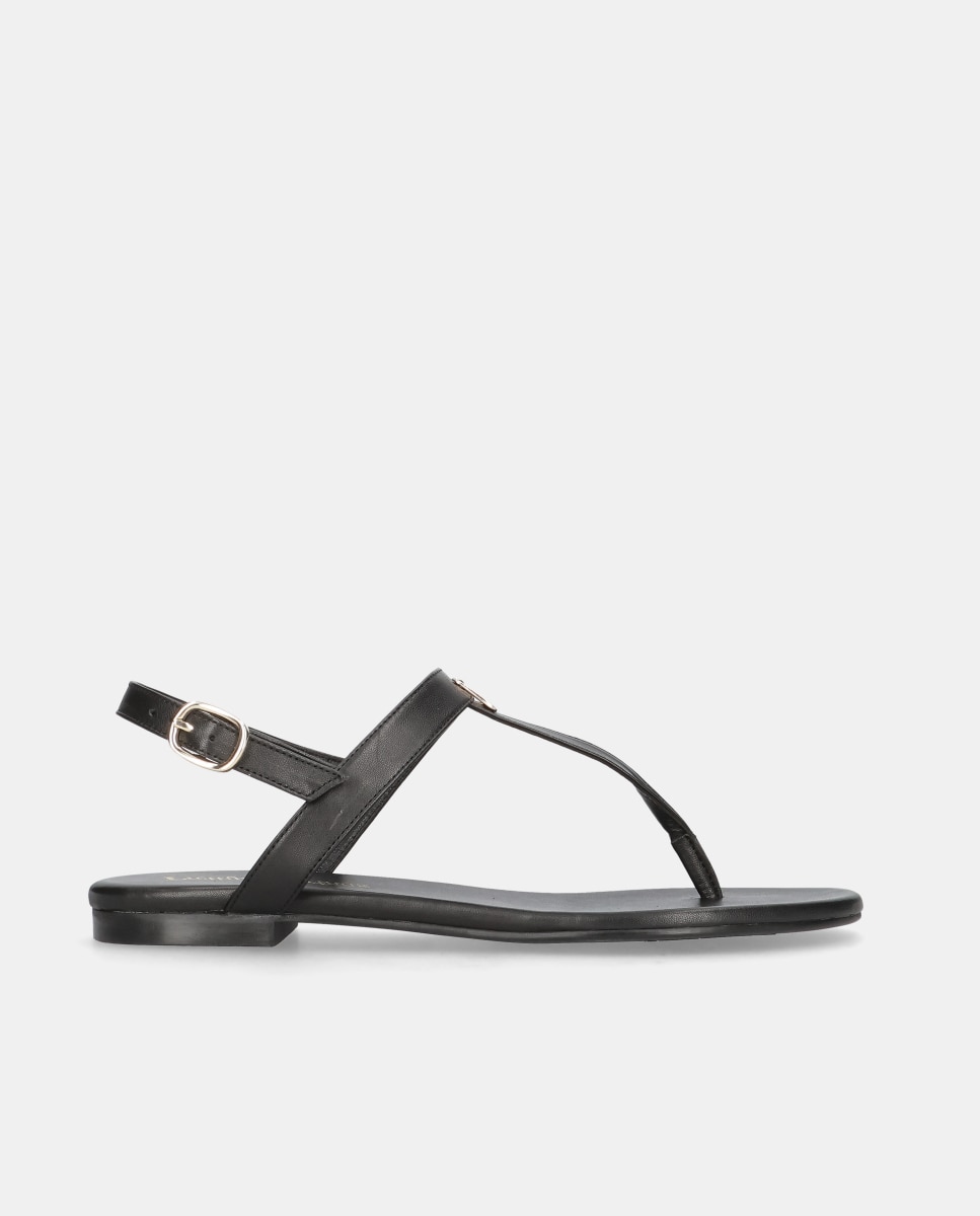 Sandalias planas Judy de mujer en napa - Pretty Ballerinas - Negro Negro-1