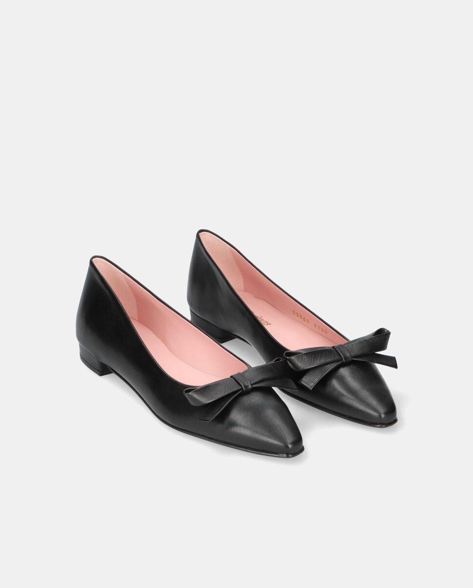 Bailarinas Tabitha de mujer en napa suave - Pretty Ballerinas - Negro Negro-3