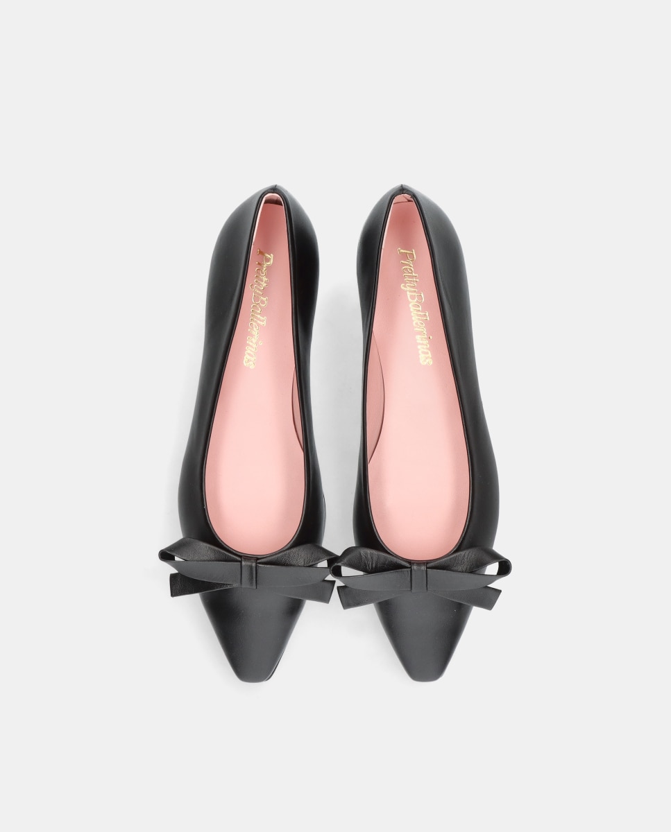 Bailarinas Tabitha de mujer en napa suave - Pretty Ballerinas - Negro Negro-2