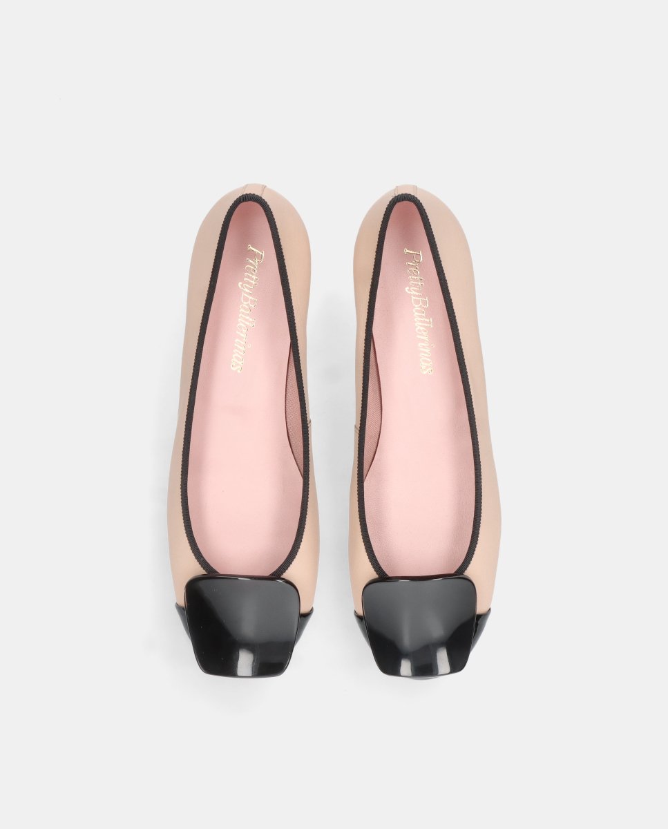Bailarinas lindsay de mujer en napa y charol - Pretty Ballerinas - Beige Beige-2