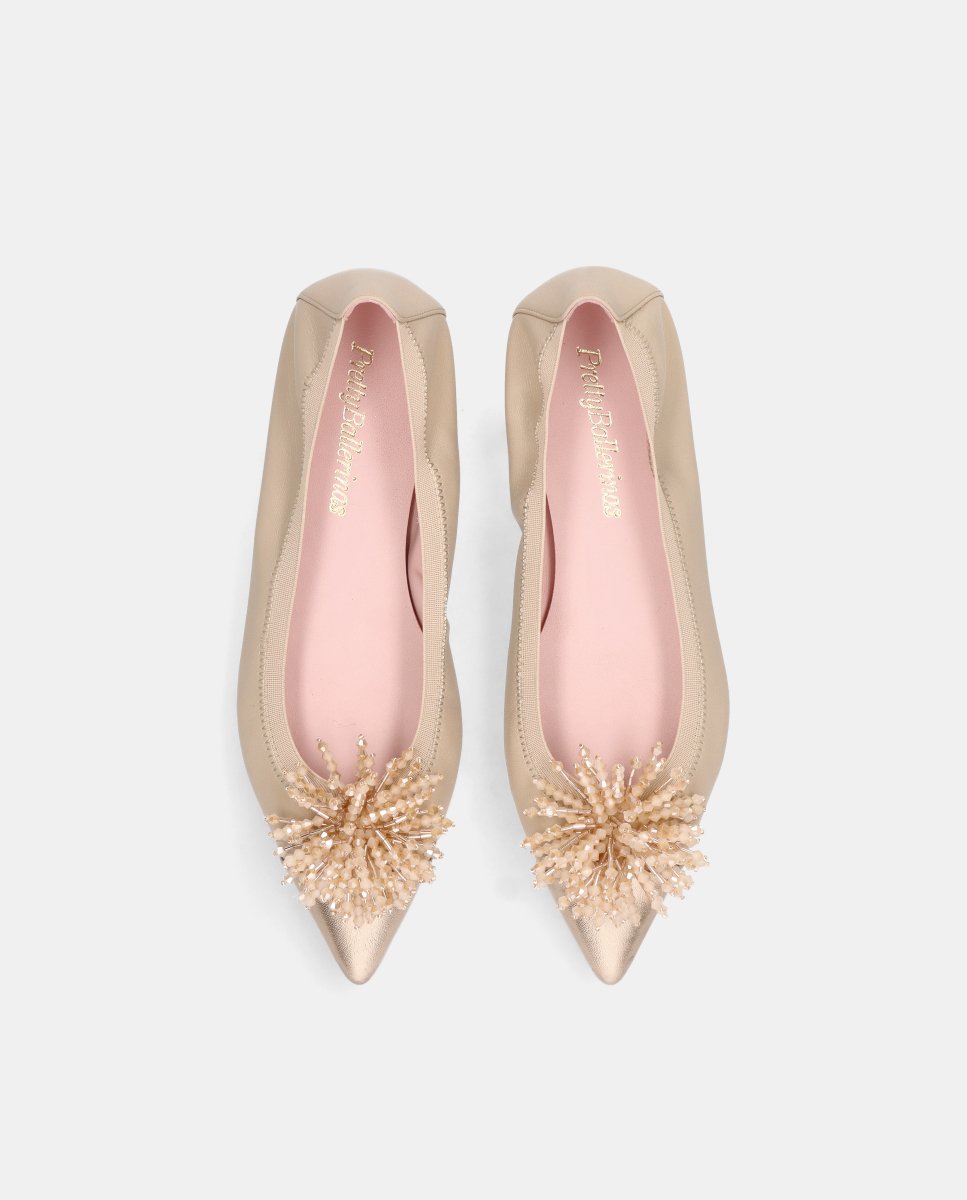 Bailarinas paris de mujer en napa suave - Pretty Ballerinas - Beige Beige-2