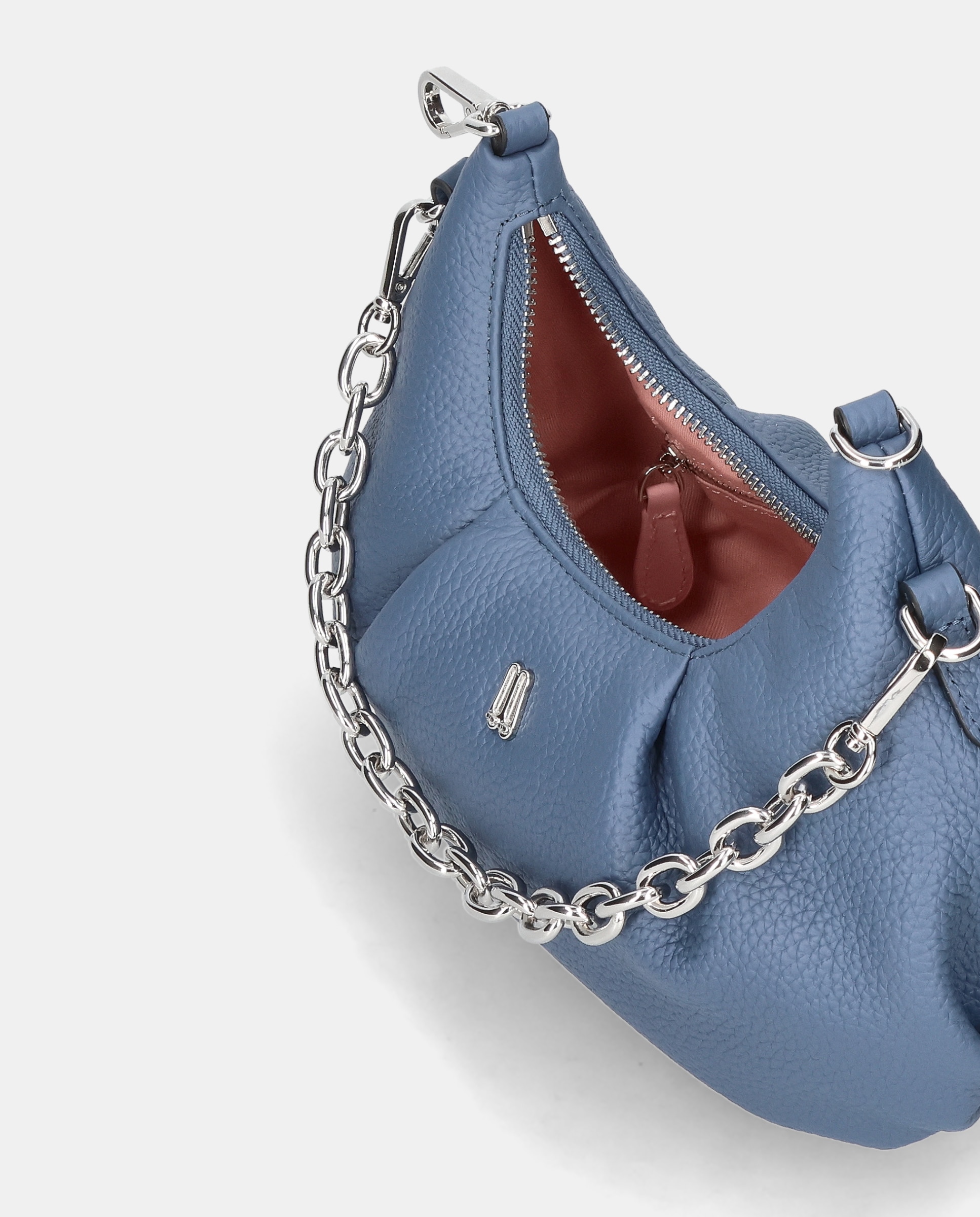 Bolso de hombro de mujer en piel - Pretty Ballerinas - Azul Azul-2