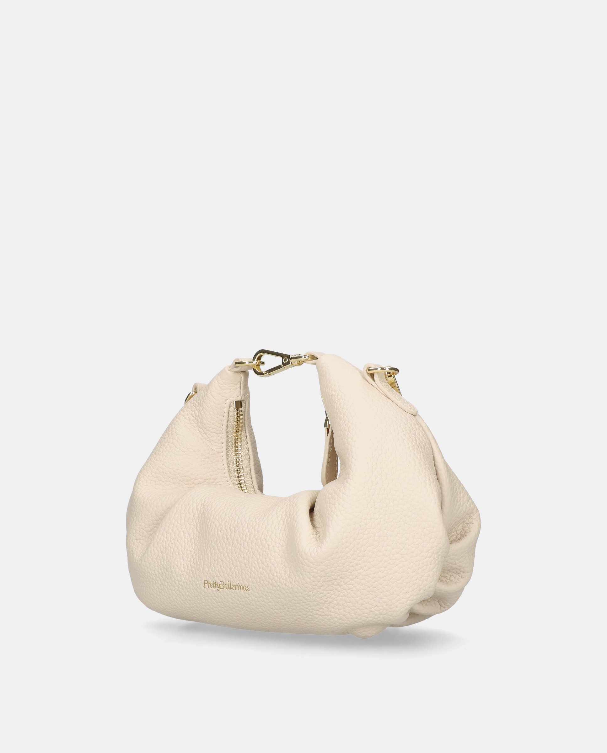 Bolso de hombro de mujer en piel - Pretty Ballerinas - Blanco Blanco-2