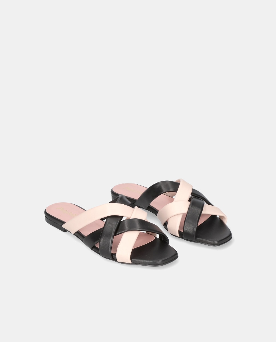 Sandalias planas Isla de mujer en napa suave - Pretty Ballerinas - Negro Negro-3