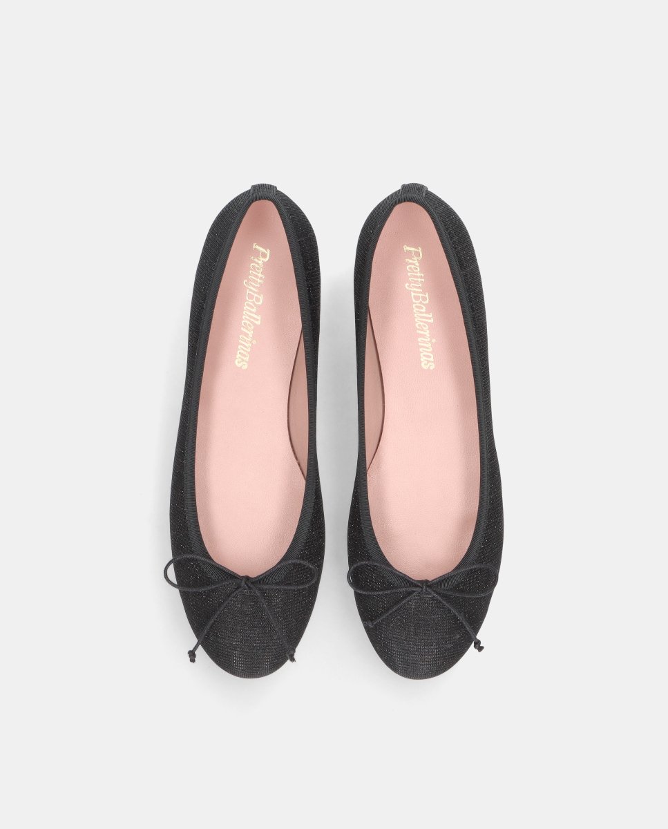 Bailarinas nicole de mujer en tela brillante - Pretty Ballerinas - Negro Negro-2