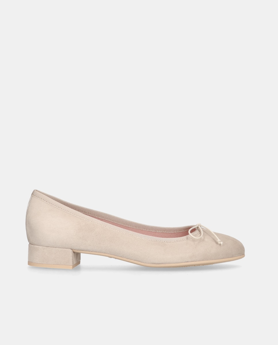 Pretty Ballerinas - Bailarinas Gretschen de mujer en ante suave.