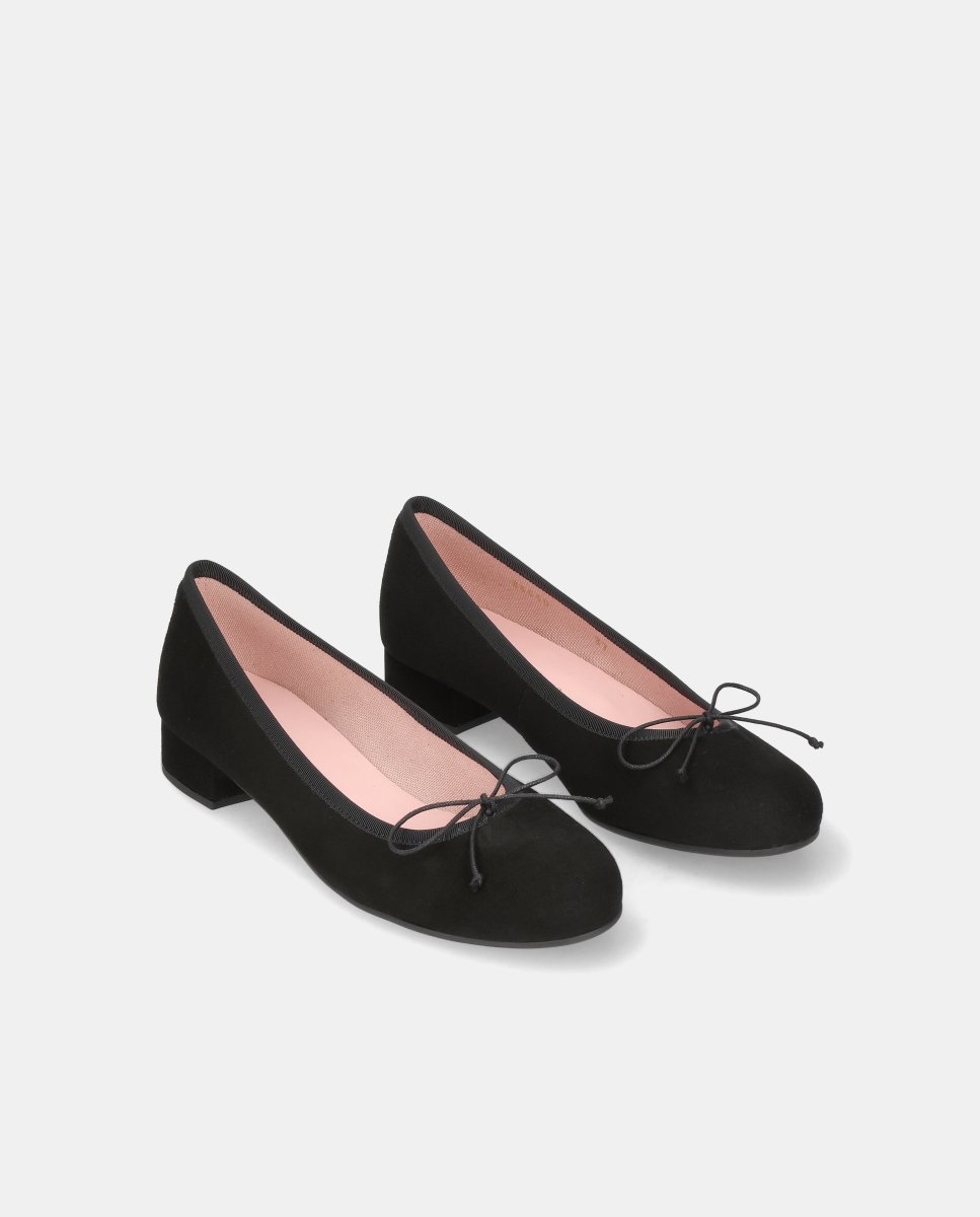 Imagen 2 de Bailarinas Gretschen de mujer en ante suave - Pretty Ballerinas - Negro Negro