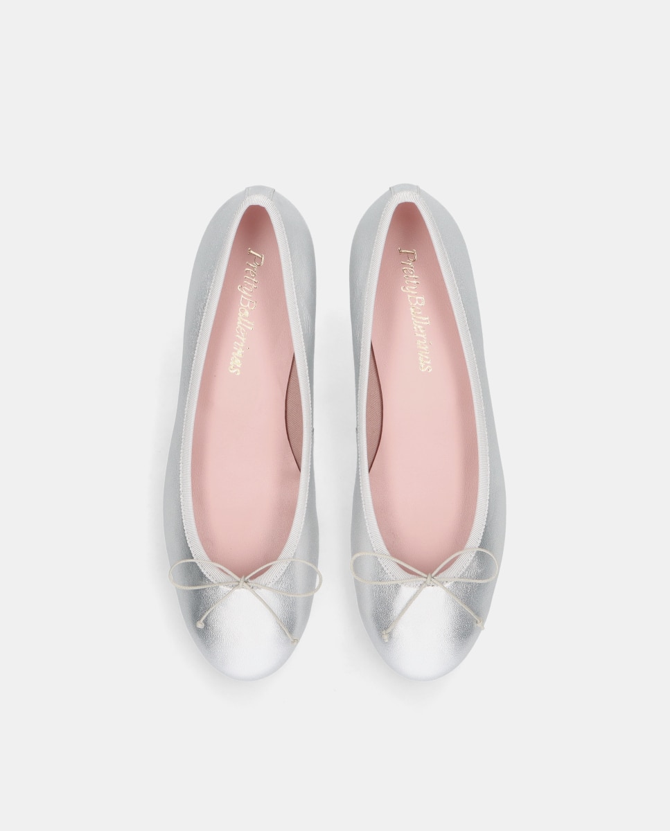 Bailarinas Gretschen de mujer en napa metalizada - Pretty Ballerinas - Plata Plata-3