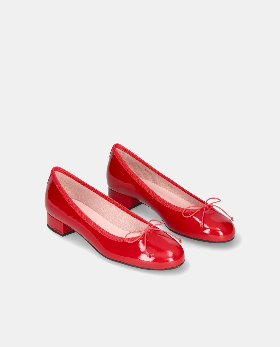 Bailarinas gretschen de mujer en charol - Pretty Ballerinas - Rojo Rojo-3