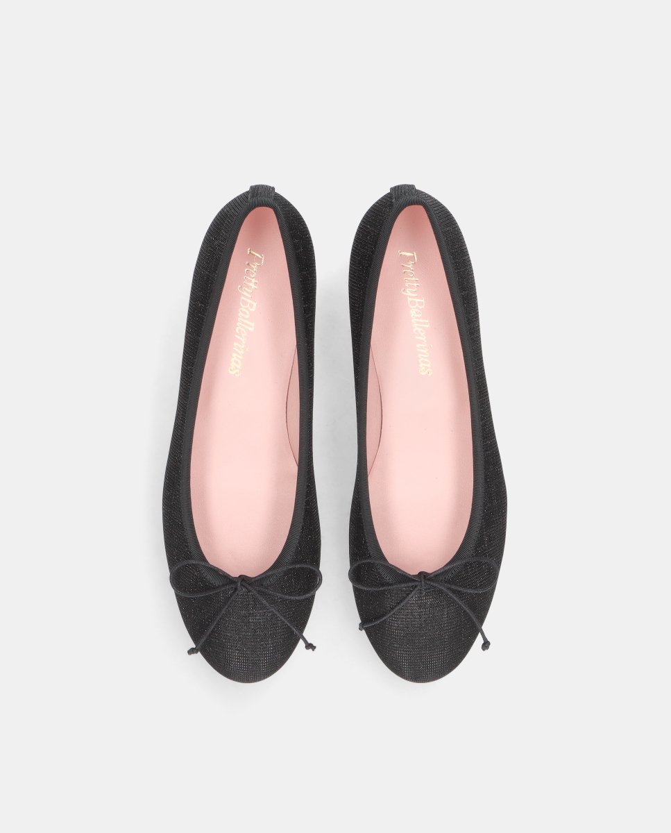 Bailarinas gretschen de mujer en tela brillante - Pretty Ballerinas - Negro Negro-3