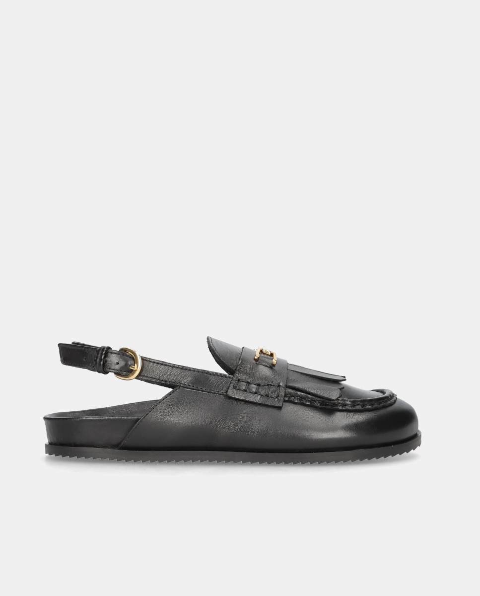 Sandalias planas Belle de mujer en piel - Pretty Ballerinas - Negro Negro-1